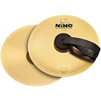 Nino Percussion av Meinl -BR20 8" Cymbal Par messing