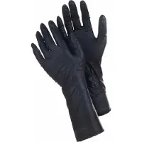 Tegera engangshanske 849 str. 11, nitril, pudderfri, svart, 50-pk