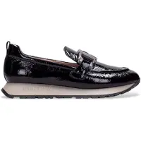 Hispanitas for woman. HI254386 Kansas Rock Leather Moccasins black (39), Flat, 1 to 3 cm, None, Casual