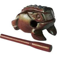 Meinl Medium Wooden Frog Brown