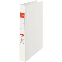 Esselte - Ringperm - bokryggbredde: 42 mm - for A4 (210 x 297 mm) - kapasitet: 190 ark - hvit