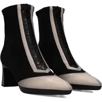 Hispanitas for woman. BHI254186 Soho Leather Ankle Boots black (40), 5 to 8 cm, Zip, Casual