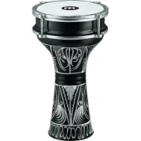 Meinl HE-122 6 1/2" x 14 1/2" Aluminium Darbuka Hand Engraved