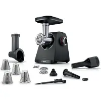 Bosch Serie 4 MFWS440B, 1900 W, Sort, Sølv, 2,5 kg/min, 1 m, Plast, 500 W