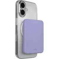 Puro 4200 mAh ultratynn MagSafe-kompatibel USB-C-powerbank – lilla