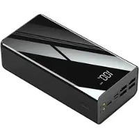 Mtp Products Trippel USB Rask Powerbank 50000mAh - PD 18W - Svart