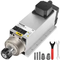 Vevor 4KW 2220V luftkjølt spindelmotor ER25 CNC luftkjølt spindelmotor for CNC-graveringsfresemaskin