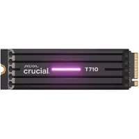 Crucial T710 SSD 1 TB M.2 2280 PCIe 5.0 14900 MB/s lesehastighet med kjøleribbe