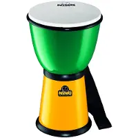 Nino Percussion by Meinl 8 ABS Djembe Green/Yellow