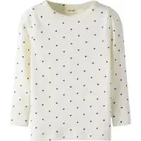 Lil´ Atelier Lil' Atelier Genser - NmfGago - Coconut Melk/Heart - - 3 år (98) - Genser