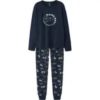 Name it Navy Gamer Pyjamas Med Lange Ermer