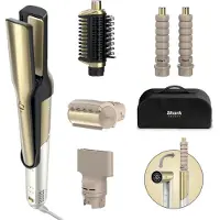 Shark Glam Sleek Straight Waves & Curls-multistyler i Gull | HD6051SEU | va SharkNinja