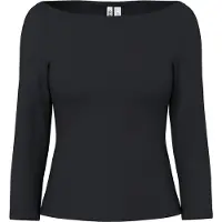 Pieces Pcphoebe Boatneck Topp Med 3/4 Ermer