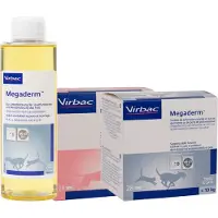Virbac Megaderm - 28 x 8 ml Hunder >10 kg