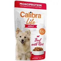 Calibra Lifepouch Voksen Oksekjøtt Våtfôr For Hund 10x150g