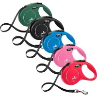 Flexi New Classic bånd L, 8M, 50KG, sort