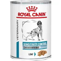 Royal Canin Veterinary Canine Sensitivity Control Chicken with Rice in Loaf - 12 x 410 g