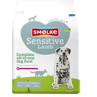 Smolke Smølke Dog Sensitive Lam - Dobbeltpakke: 2 x 12 kg