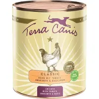 Terra canis Økonomipakke 12 x 800 g - Kylling med amarant, tomater & basilikum