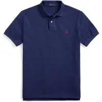 Ralph Lauren for man. 710680784292 Marine Icon Polo (L), Casual, Cotton, Short sleeve, Navy