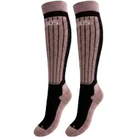 Helios Merino One 60, Skistrømper, 2 par, Pink