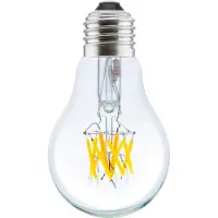 Segula LED-filamentpære 24V DC E27 6W 927 Filament ambient
