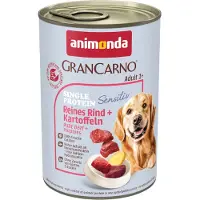 Animonda GranCarno Adult Single Protein Sensitiv 6 x 400 g - Kylling & ris