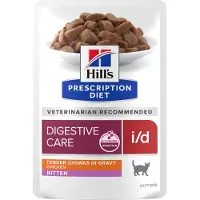 Hill's Pet Nutrition i/d Digestive Care Kitten kylling i saus - 12 x 85 g