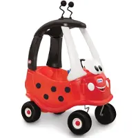 Little Tikes Cozy Coupe Ladybug, 1,5 år, 4 hjul, Svart, Rød, Hvit