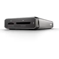 SanDisk PRO-READER Dual Card - Kortleser - 2-i-1 (SD Express, microSD Express, microSD UHS-I, microSDHC UHS-I, microSDXC UHS-I, SDHC UHS-I, SDXC UHS-I) - USB-C 3.2 Gen 2