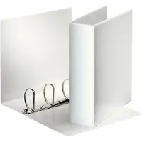 Esselte Innstikkperm A4 4DR/60mm m/2 lommer Hvit