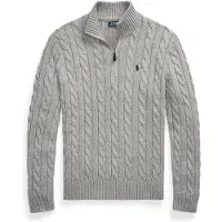 Ralph Lauren for man. 710810841002 Cotton jersey in grey ecru knitted jersey (S), Casual
