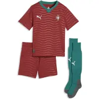 Puma Portugal 2026 Home Mini Kit Kids, Shop, Club Red/Green Lagoon, 1-2Y