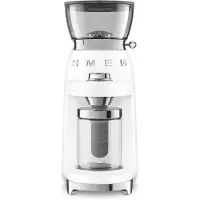 Smeg Kaffekvern CGF03WHEU, 15 kverner, 240 g bønnekapasitet, 150 W, hvit