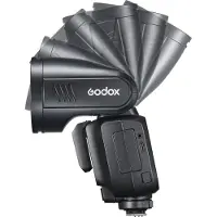 Godox V100, 1,7 s, Trådløse forbindelser, 32 kanaler, 616 g, Kompakt blits