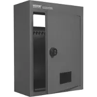 Vevor postkasse for gjennomgående vegg, kraftig stålpostkasse for gjennomgående vegg med 2,8-7,9" 13" kombinasjonslås, 12,5x6,3x16,9 postkasse, mørkegrå