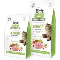 Brit Care Care Kornfri Senior Vekt Kontroll Kattemat 2kg