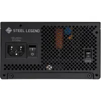 Asrock Steel Legend SL-850G - Strømforsyning (intern) - ATX12V 3.1/ EPS12V - 80 PLUS Gold - Cybenetics Platinum - AC 100-240 V - 850 watt - stålsvart