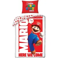 MCU Super Mario Bros. Movie sengetøy 140 x 200 cm, 100 % bomull