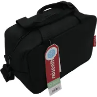 Reisenthel coolerbag to-go, Gutt/Jente, Skulder veske, Glidelås, Sort, Monokromatisk, Resirkulert polyester