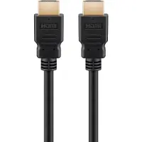 Goobay 58264, 2 m, HDMI Type A (Standard), HDMI Type A (Standard), 3D, 48000 Gbit/sek., Svart