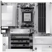 MSI PRO B850M-A WIFI PZ - Hovedkort - micro ATX - Socket AM5 - AMD B850 Chipset - USB 3.2 Gen 2, USB-C 3.2 Gen2, USB 3.2 Gen 1 - 5 Gigabit Ethernet...