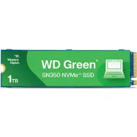 Western Digital WD Green SN350 NVMe SSD WDS100T3G0C - SSD - 1 TB - intern - M.2 2280 - PCIe 3.0 x4 (NVMe)