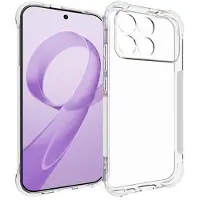 Mtp Products Xiaomi Redmi K90/Poco F8 Pro støtsikkert silikon-deksel - Gjennomsiktig