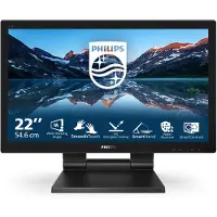 Philips B Line 222B9T - LED-skjerm - 22" (21.5" synlig) - berøringsskjerm - 1920 x 1080 Full HD (1080p) @ 60 Hz - VA - 3000:1 - HDMI, DVI-D, VGA, D...