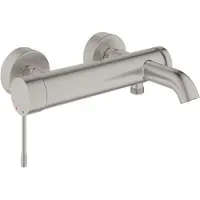 GROHE Essence, Badekar, Kran-håndtak, Metall, 1/2, Rustfritt stål