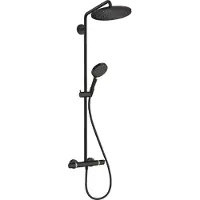 Hansgrohe HG Croma Sel. S 280 showerpipe - med håndbruser Raindance Select S 120 3jet, mat sort