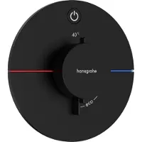 Hansgrohe HG ShowerSelect Comfort S - termostat t indbygn.m afspær t 1 udtag Mat sort