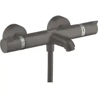 Hansgrohe Ecostat Comfort kar/brusetermostat, børstet sort krom