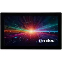 Ernitec - LCD-skjerm - 24 - berøringsskjerm - 1920 x 1080 Full HD (1080p) - HDMI - høyttalere - svart